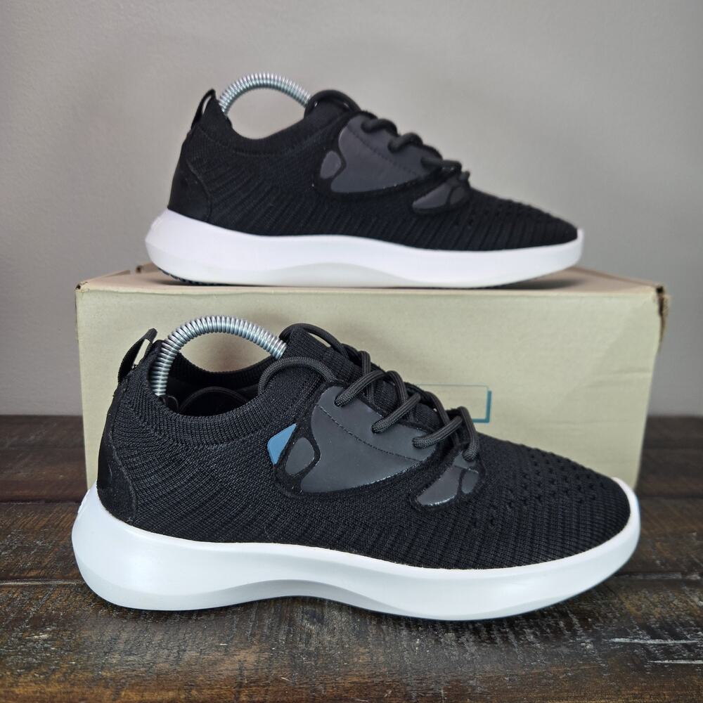 Vessi Everyday Move Lace Up Womens Size 5 Waterproof Shoes Sneakers Onyx Black